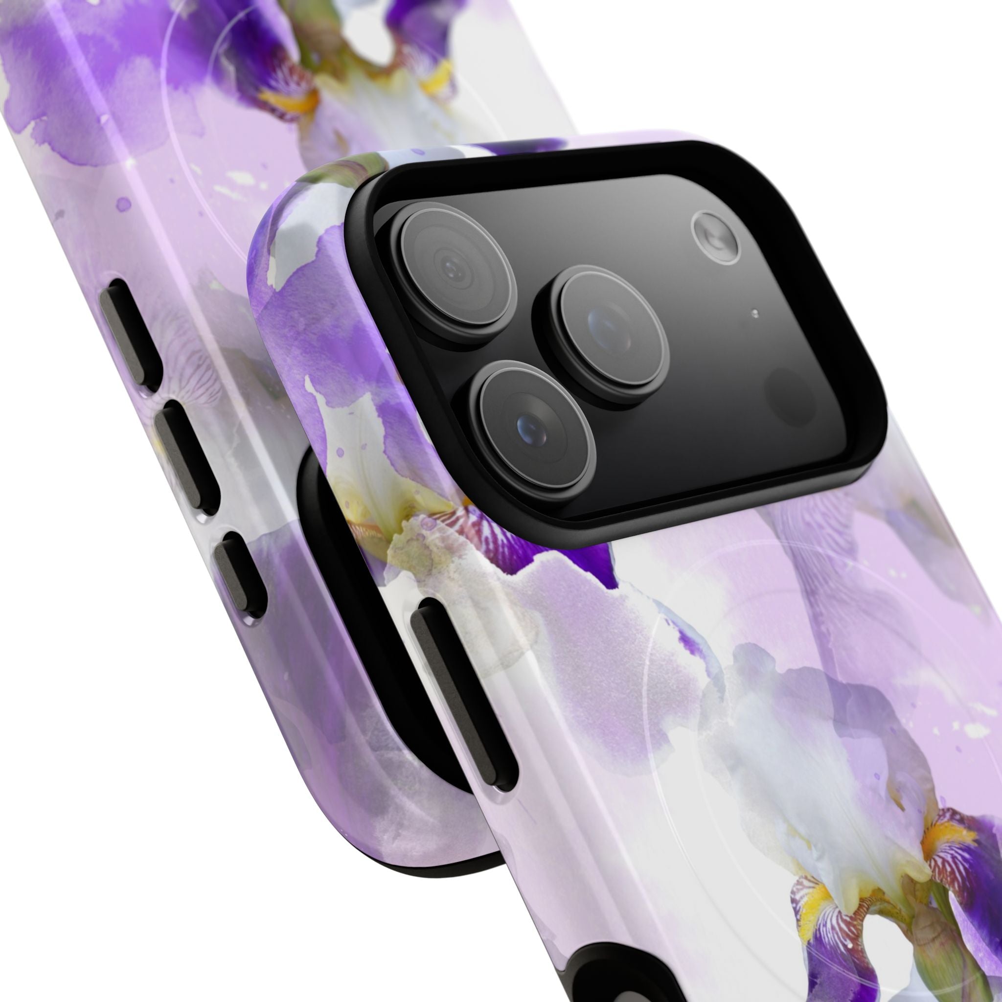 Lavender Watercolour Orchid Magnetic Tough Case