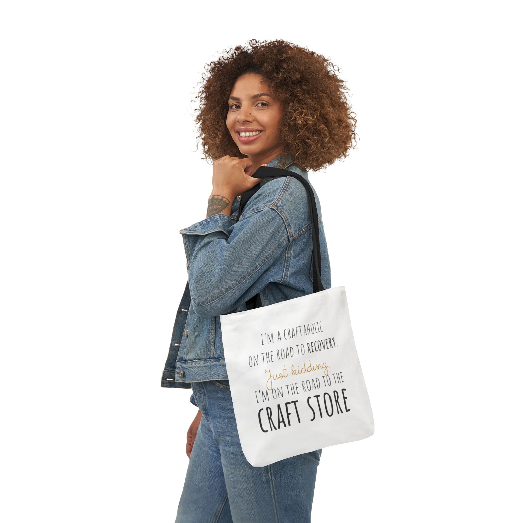 On the Road to the Craft Store Canvas Tote