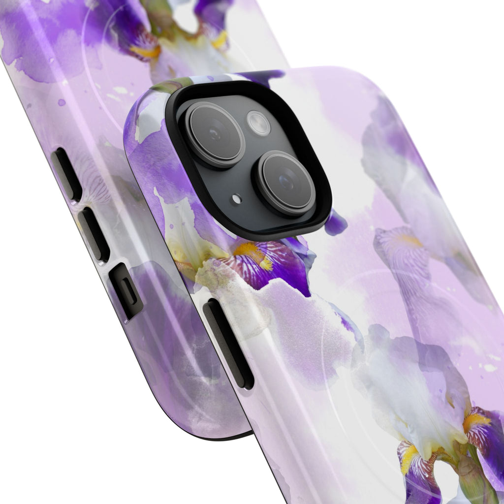 Lavender Watercolour Orchid Magnetic Tough Case