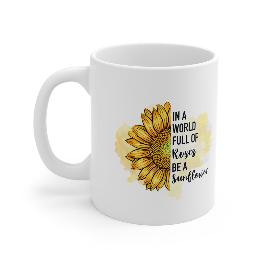 Be a Sunflower Ceramic Coffee Mug