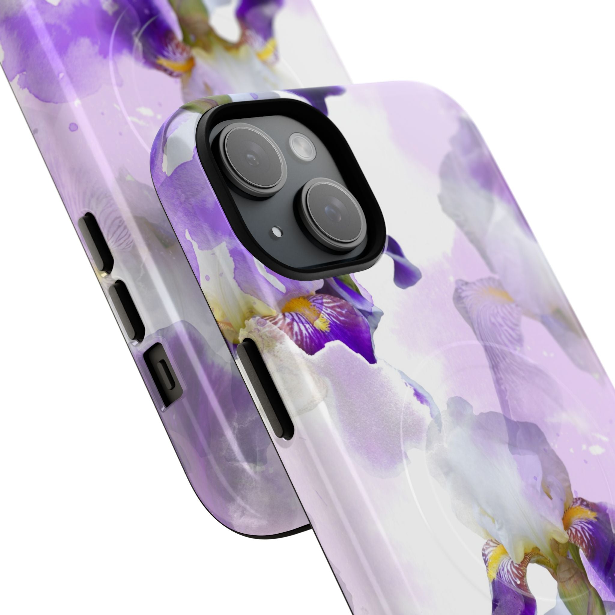 Lavender Watercolour Orchid Magnetic Tough Case