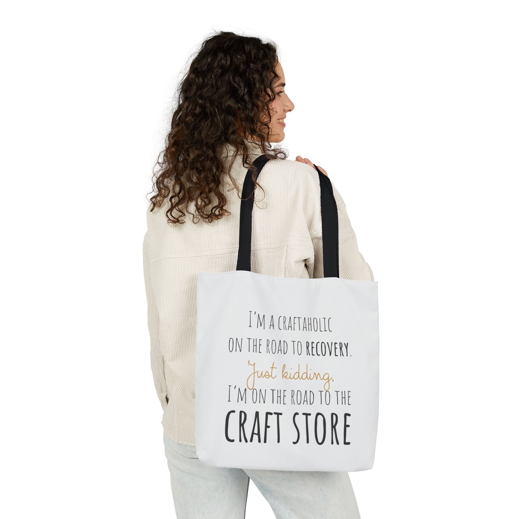 On the Road to the Craft Store Canvas Tote