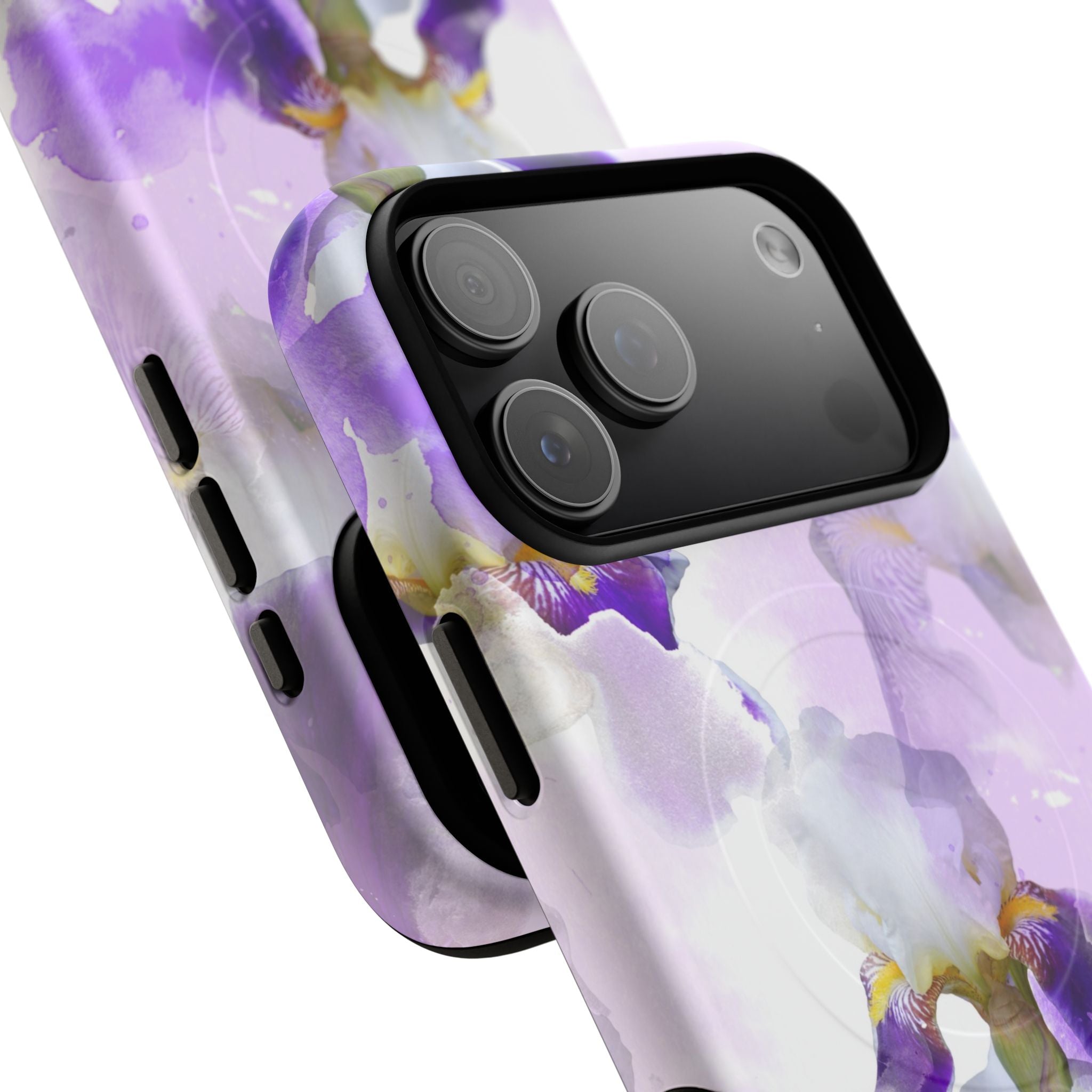 Lavender Watercolour Orchid Magnetic Tough Case