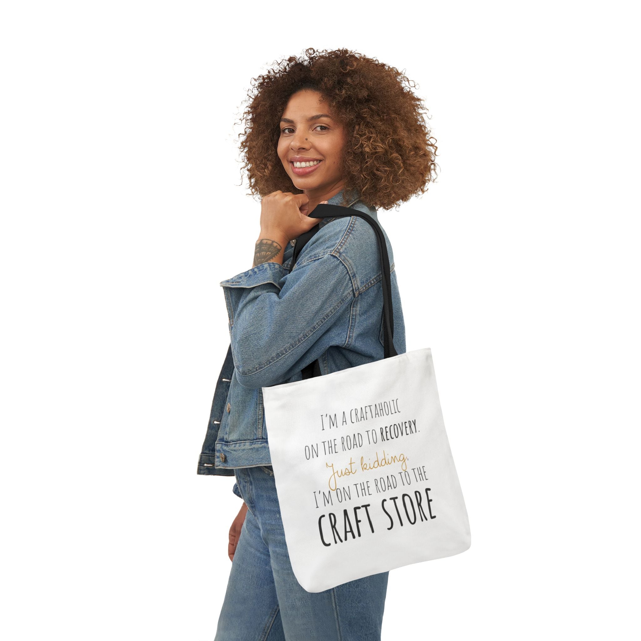 On the Road to the Craft Store Canvas Tote