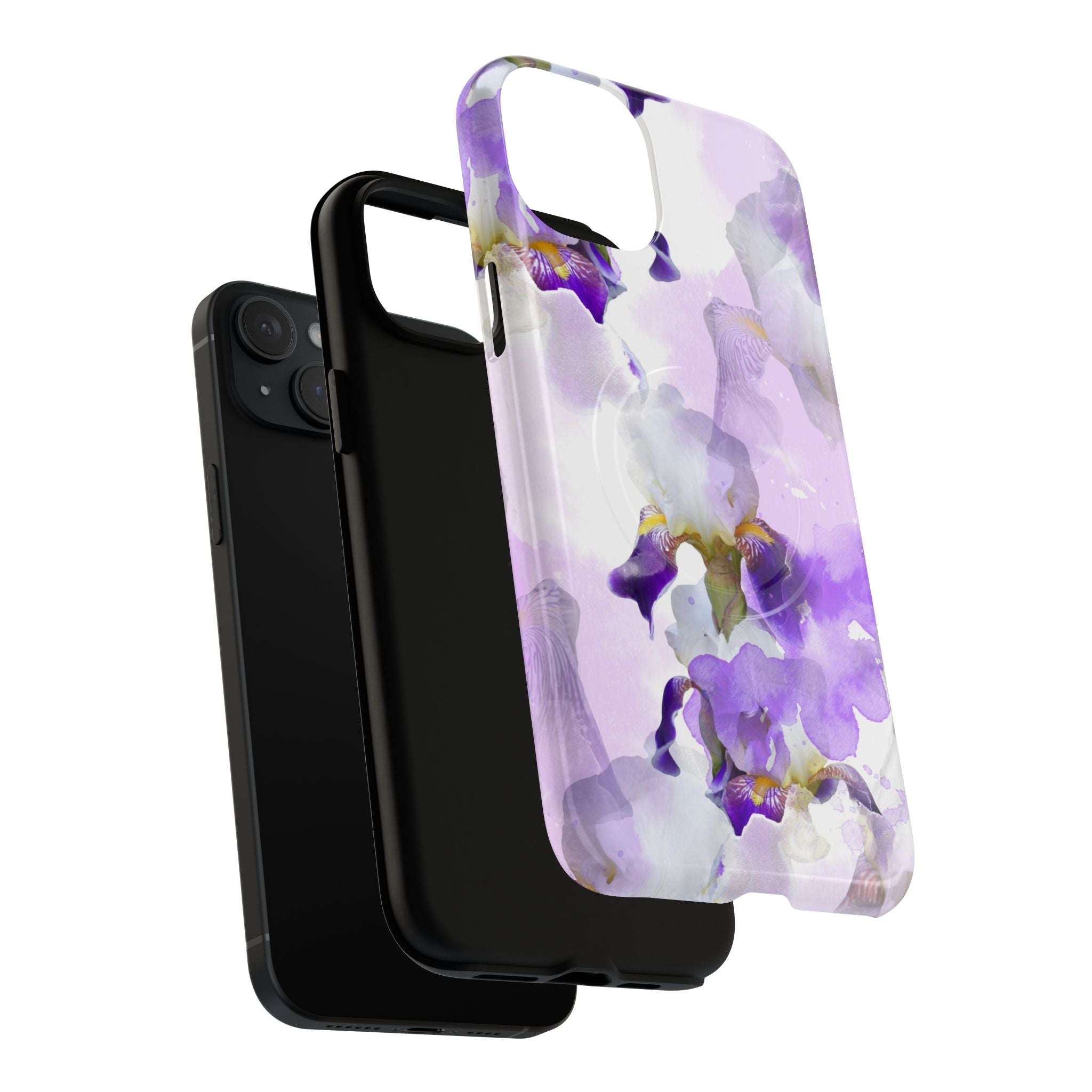 Lavender Watercolour Orchid Magnetic Tough Case