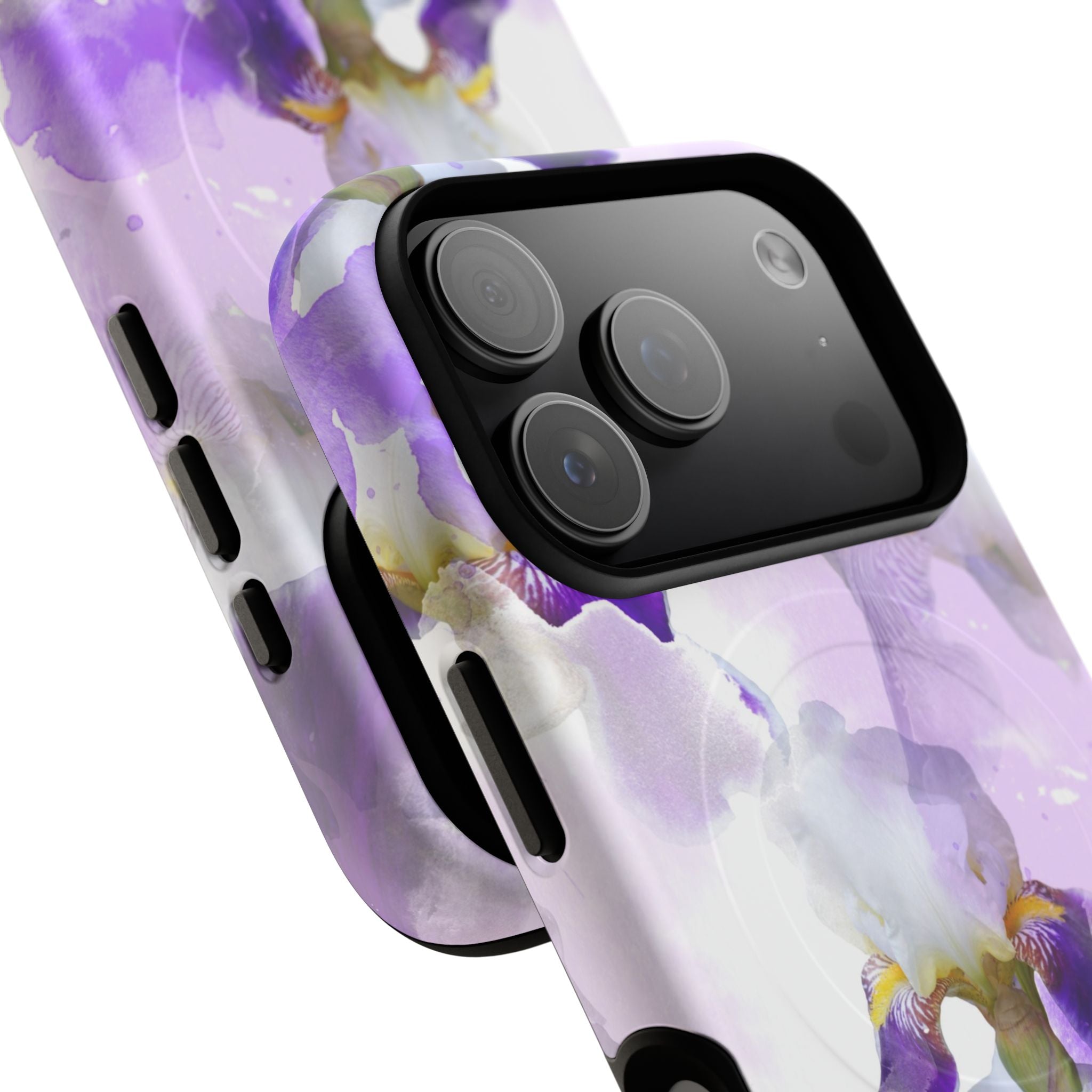 Lavender Watercolour Orchid Magnetic Tough Case