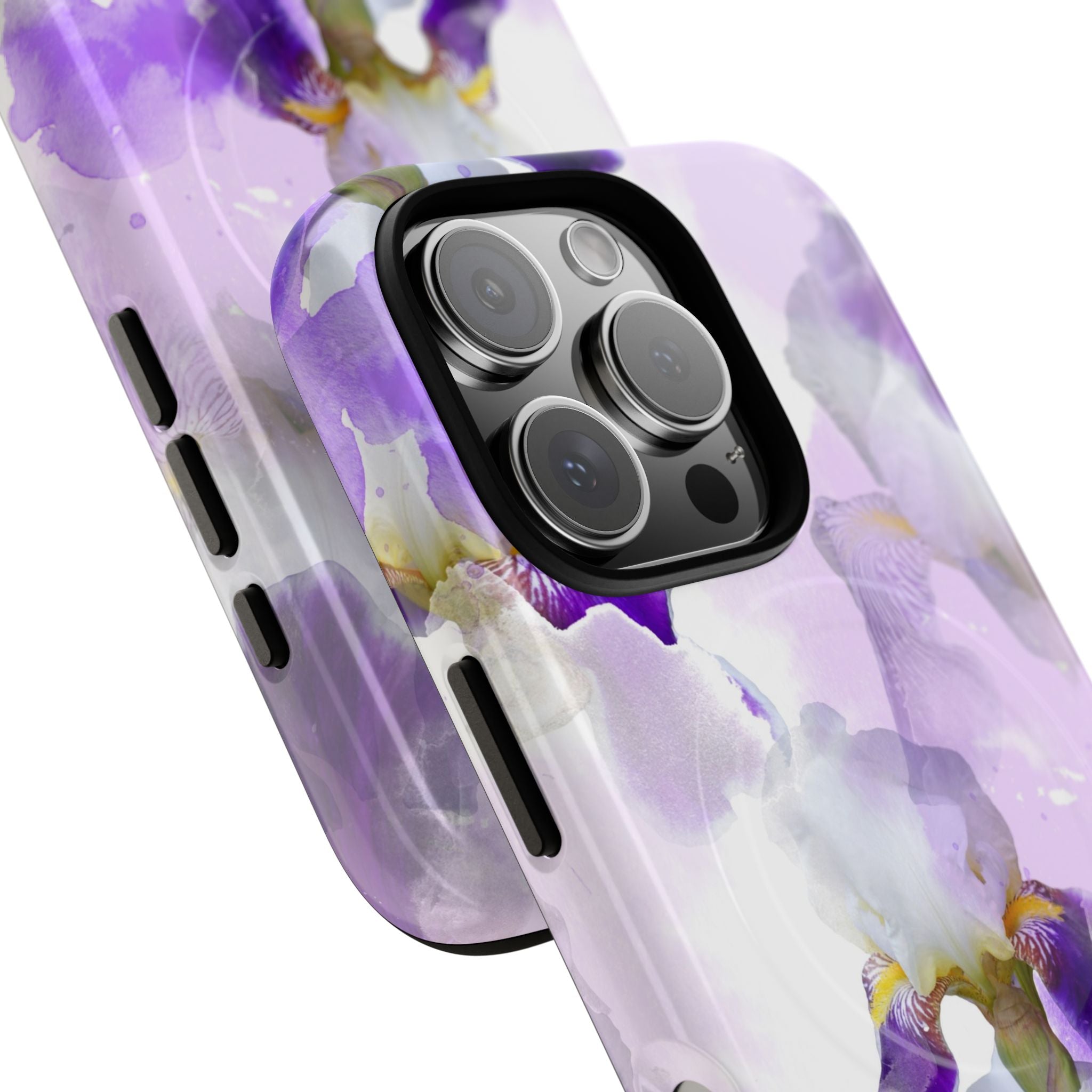 Lavender Watercolour Orchid Magnetic Tough Case