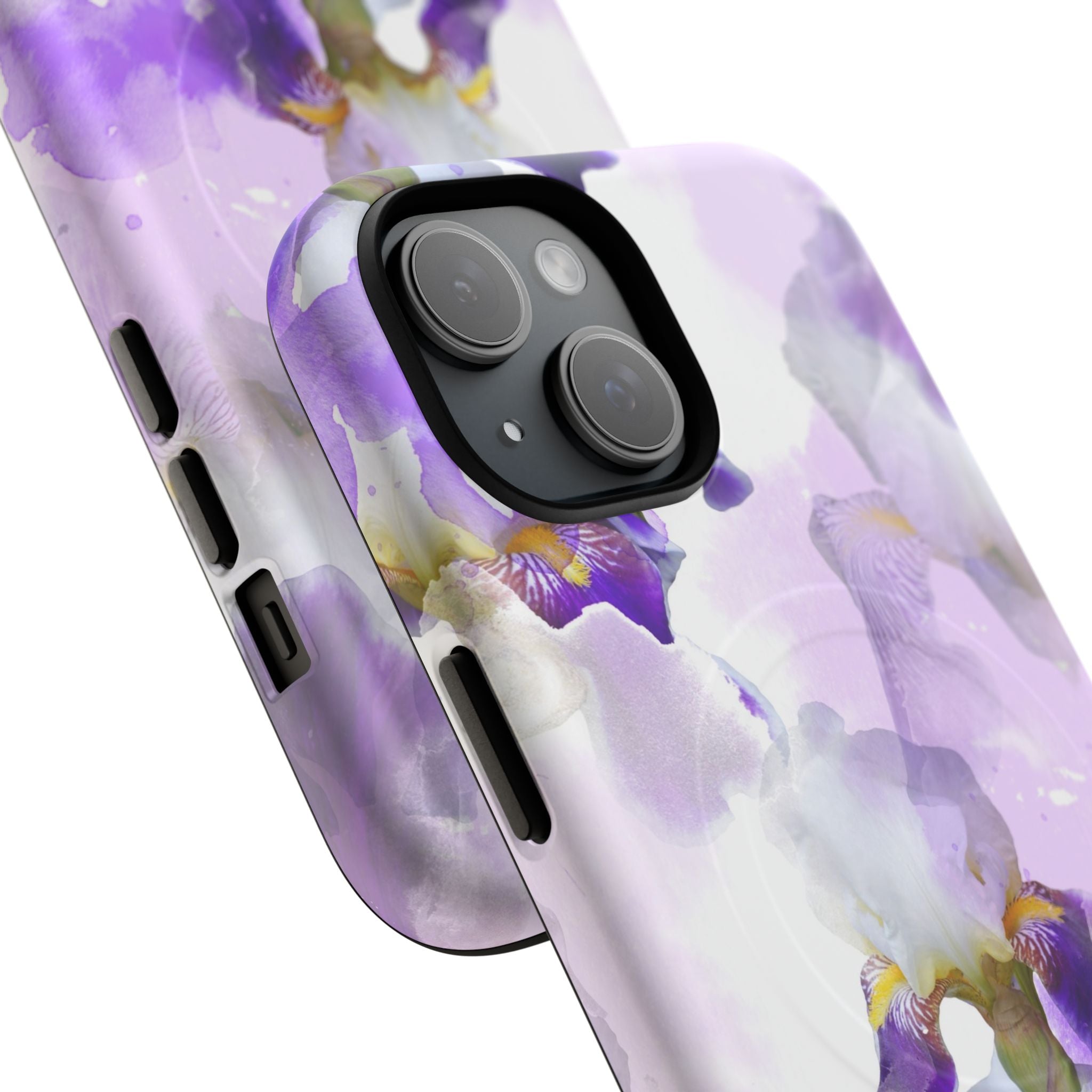 Lavender Watercolour Orchid Magnetic Tough Case