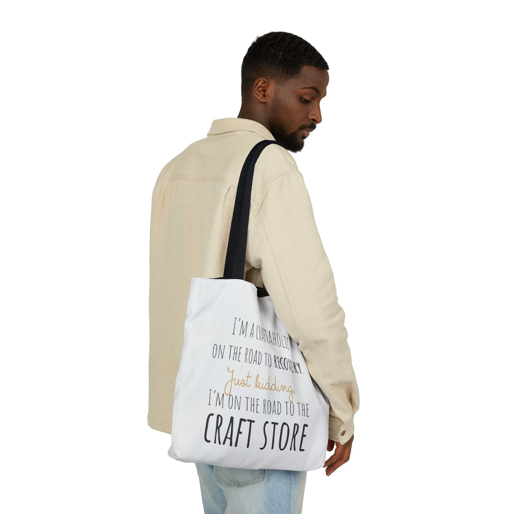 On the Road to the Craft Store Canvas Tote
