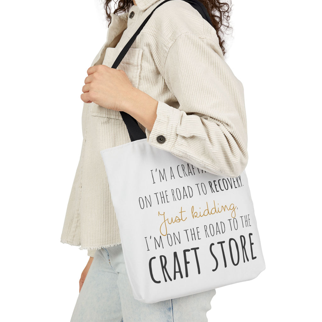 On the Road to the Craft Store Canvas Tote