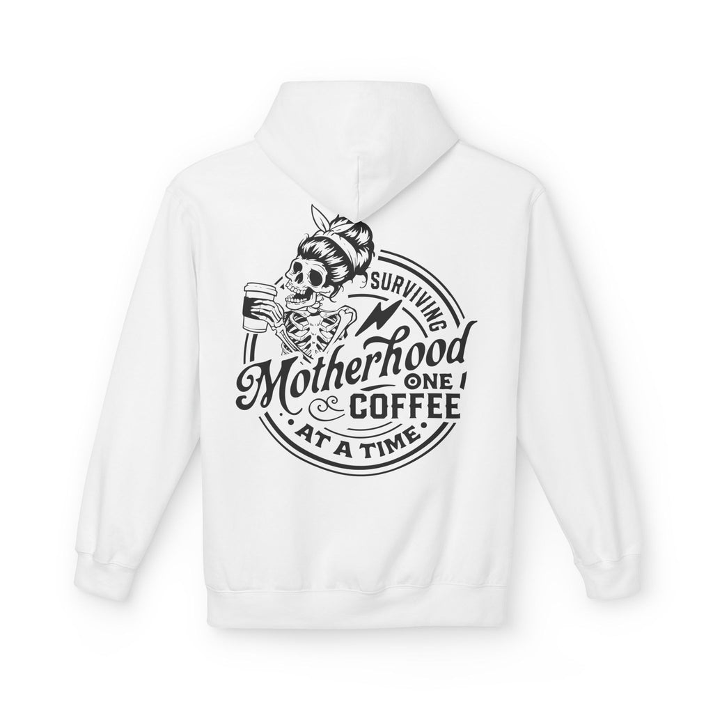 MotherSurviving Motherhood One Coffee at a Time Graphic Hoodie