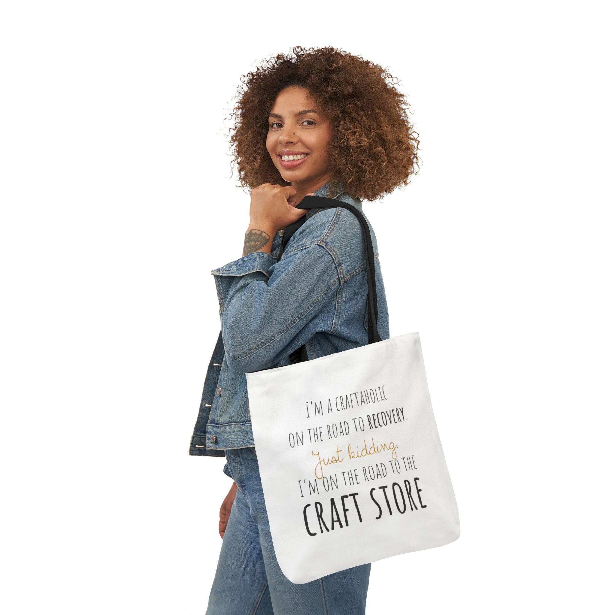 On the Road to the Craft Store Canvas Tote