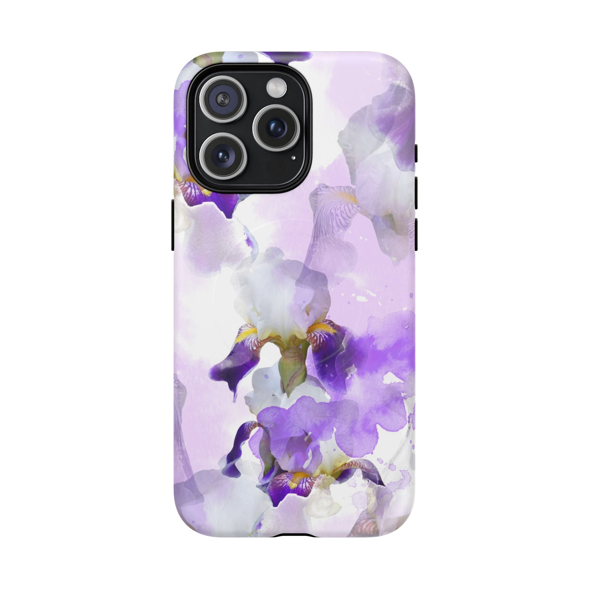 Lavender Watercolour Orchid Magnetic Tough Case