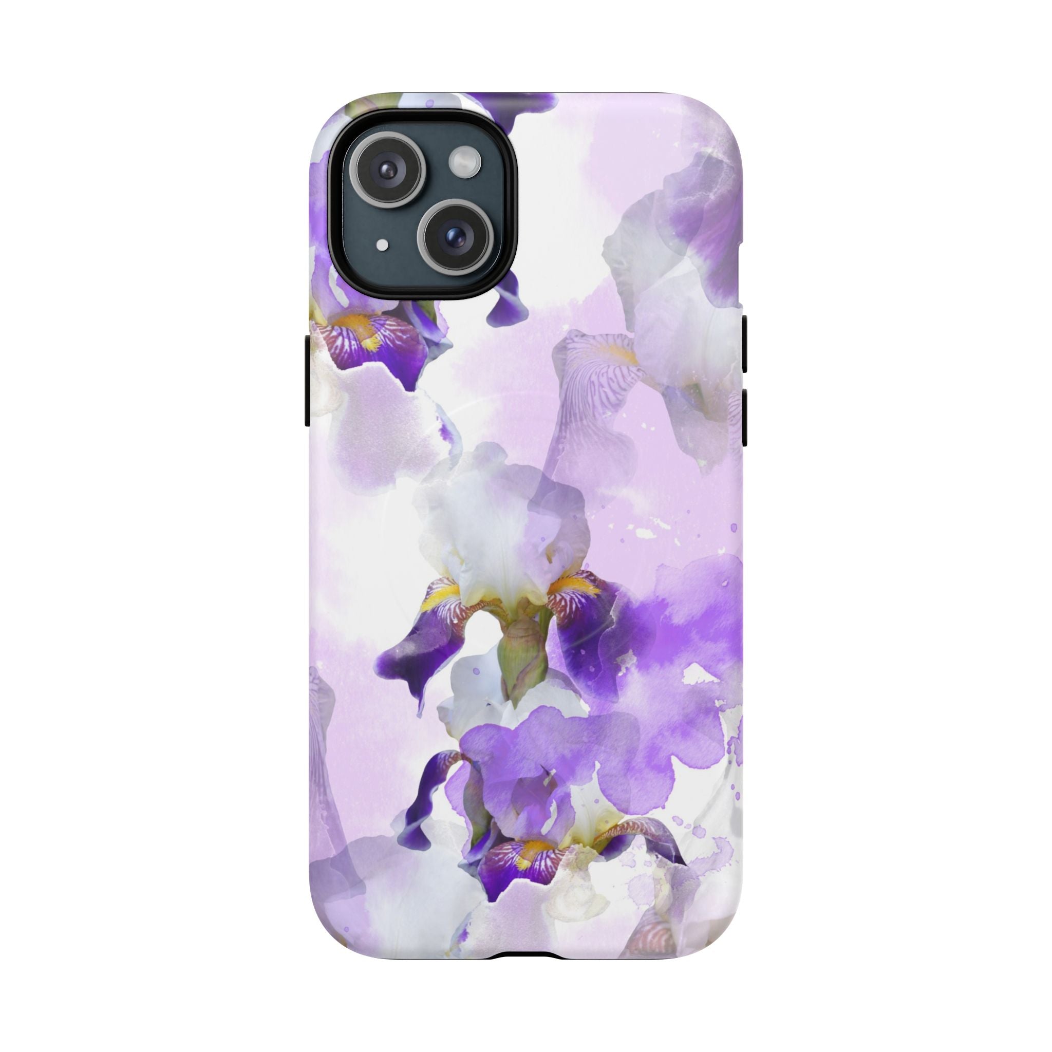 Lavender Watercolour Orchid Magnetic Tough Case