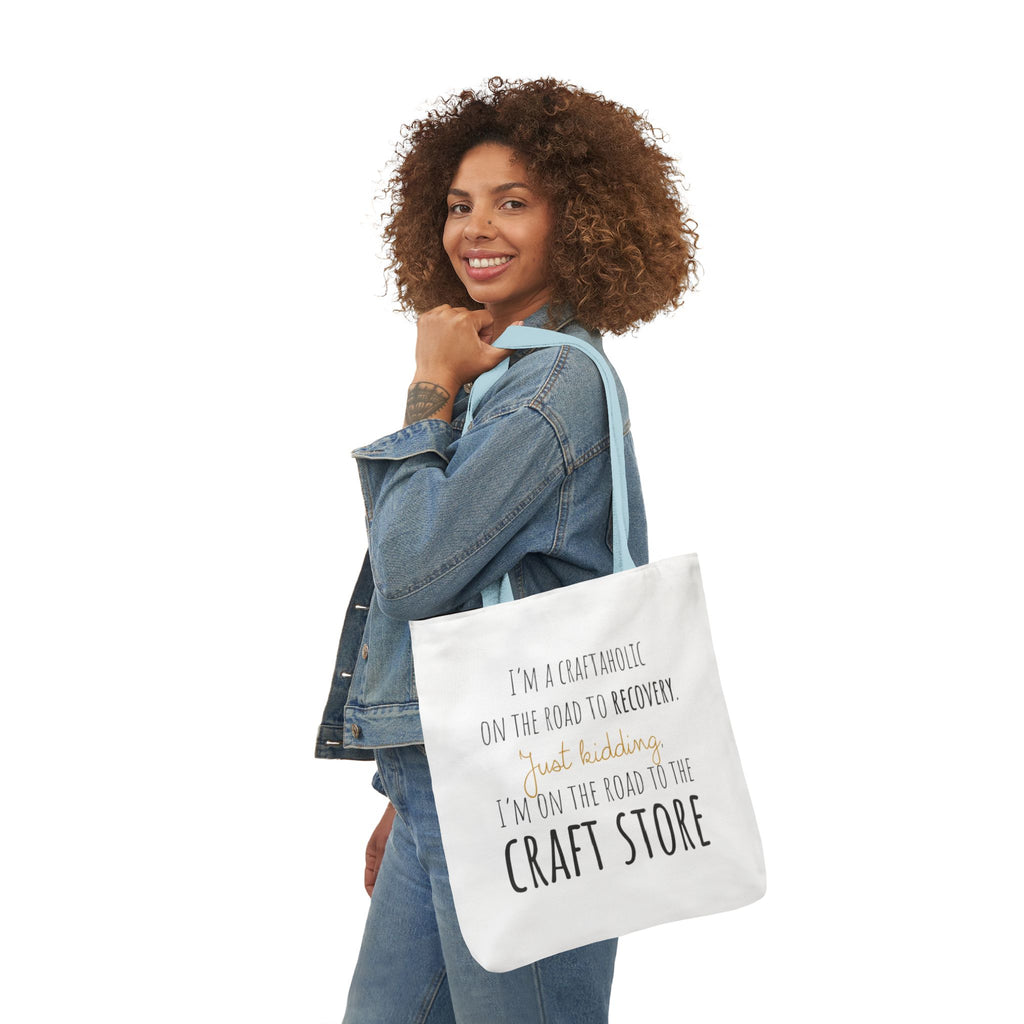 On the Road to the Craft Store Canvas Tote