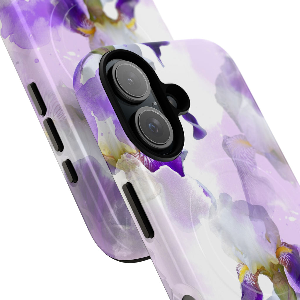 Lavender Watercolour Orchid Magnetic Tough Case
