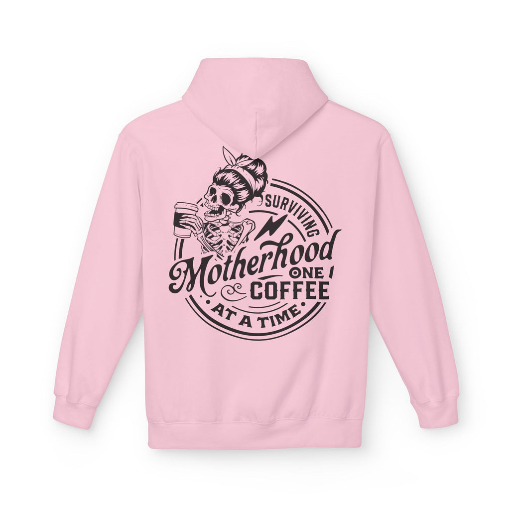 MotherSurviving Motherhood One Coffee at a Time Graphic Hoodie