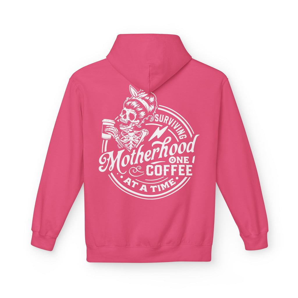MotherSurviving Motherhood One Coffee at a Time Graphic Hoodie