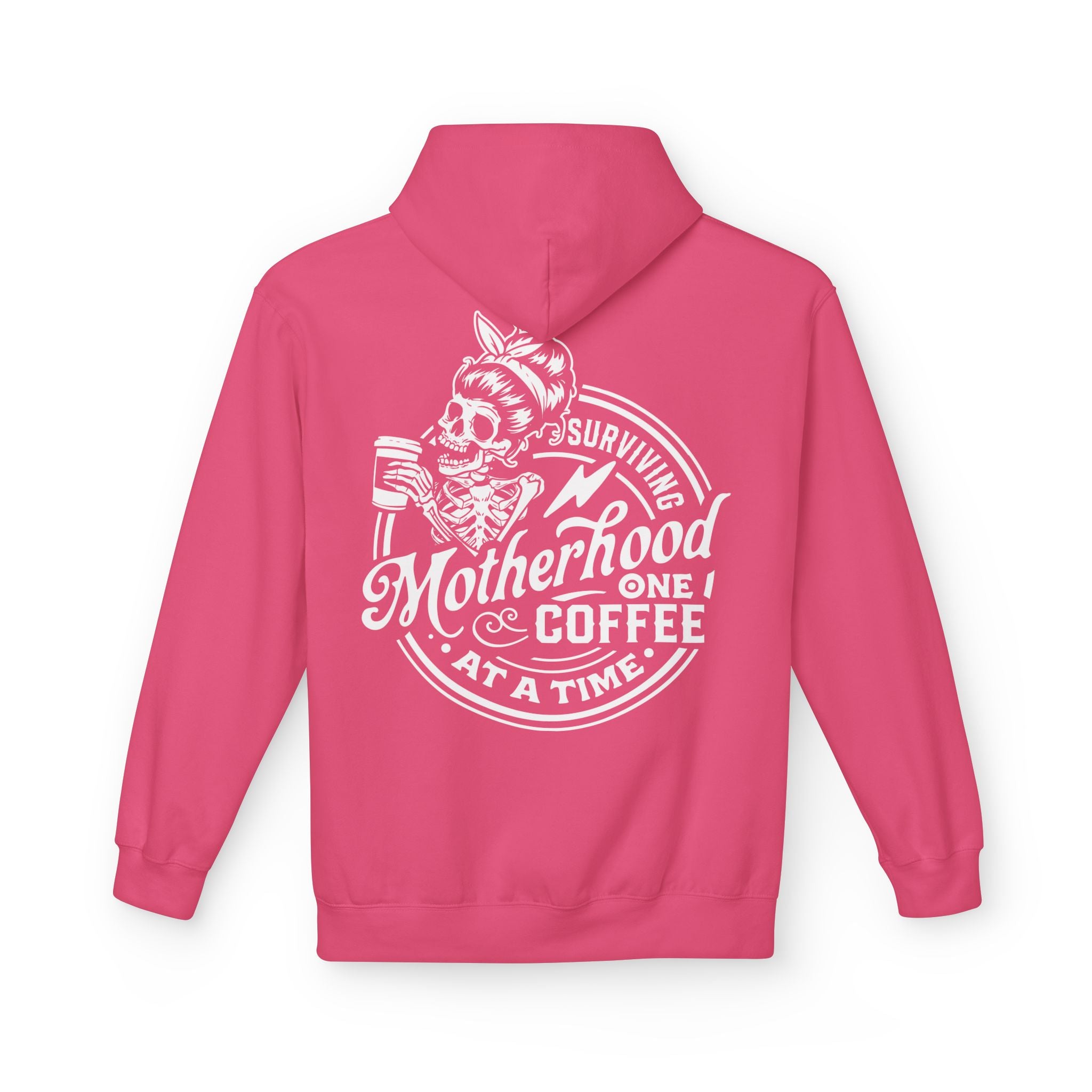 MotherSurviving Motherhood One Coffee at a Time Graphic Hoodie