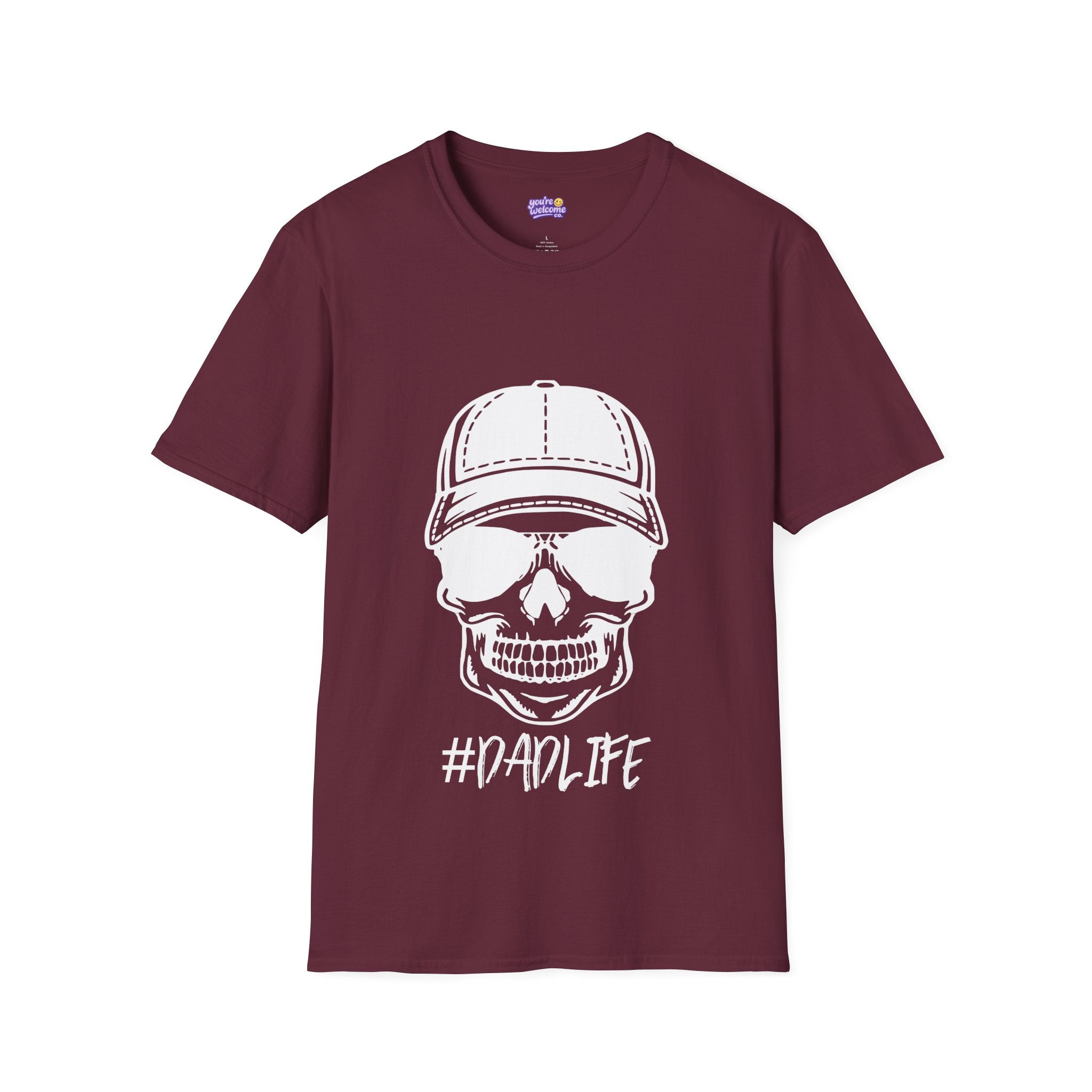 Dad Life Skull Graphic T-Shirt