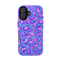 Purple Leopard Tough Magnetic Phone Case