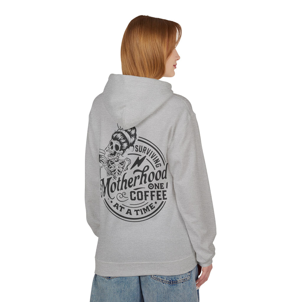 MotherSurviving Motherhood One Coffee at a Time Graphic Hoodie