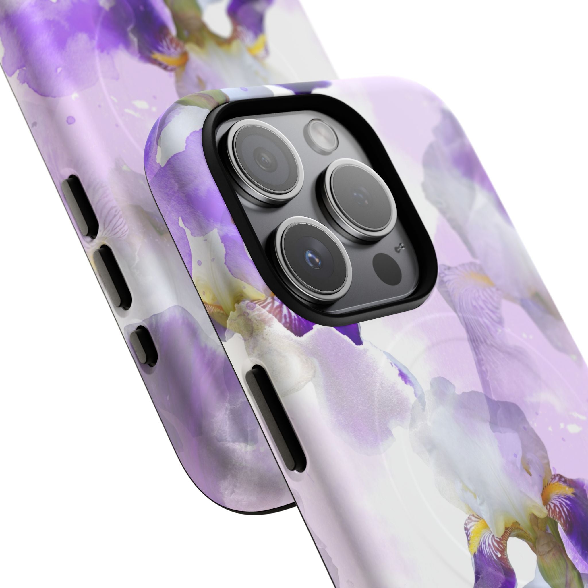 Lavender Watercolour Orchid Magnetic Tough Case