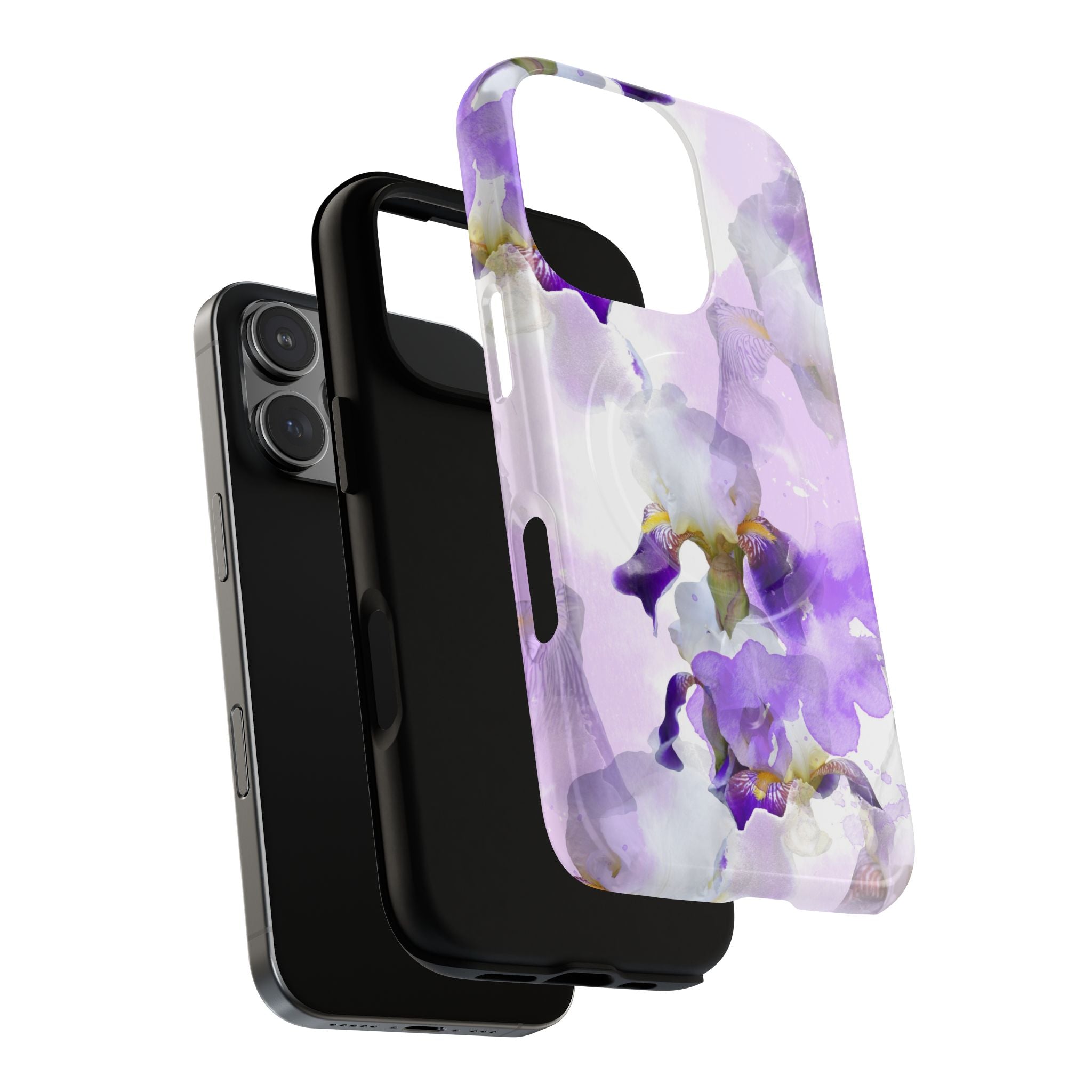 Lavender Watercolour Orchid Magnetic Tough Case