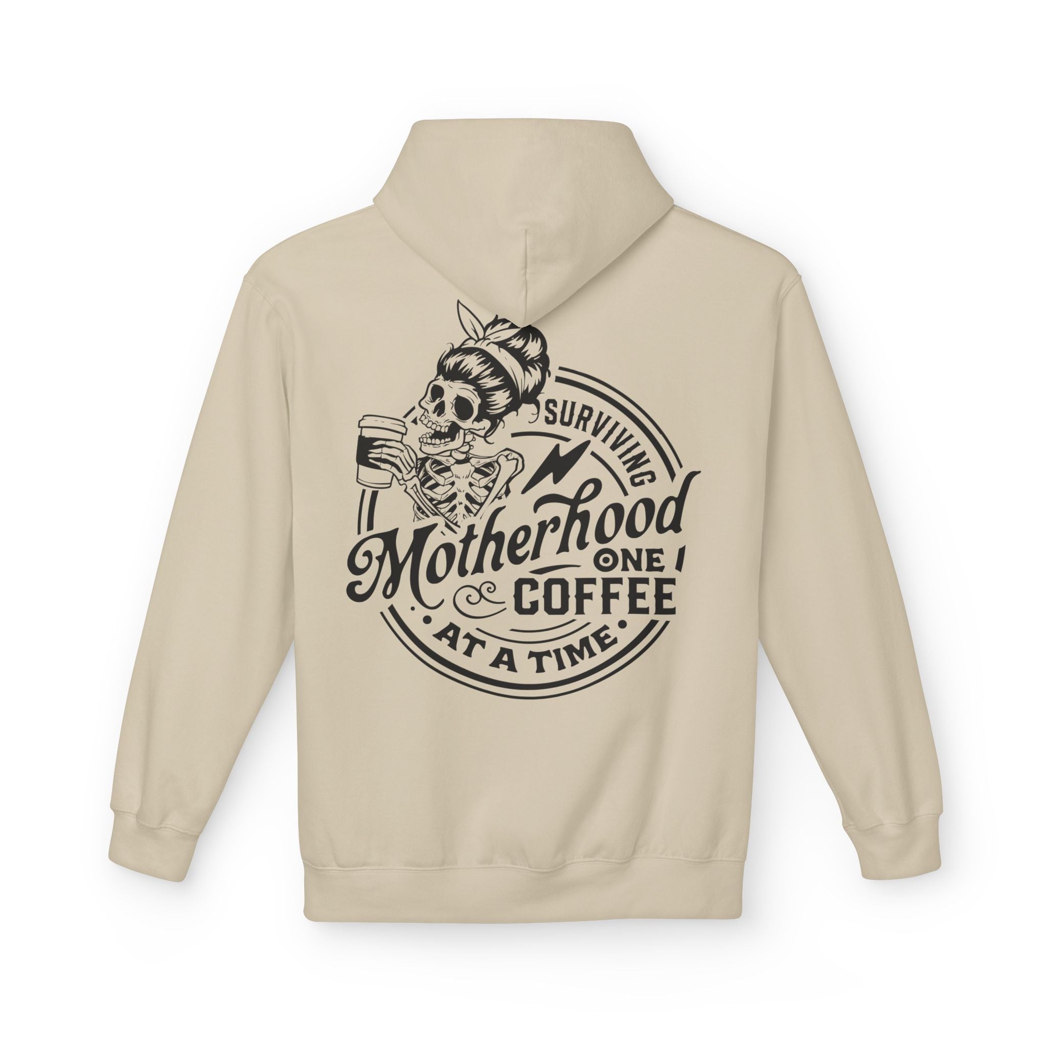 MotherSurviving Motherhood One Coffee at a Time Graphic Hoodie