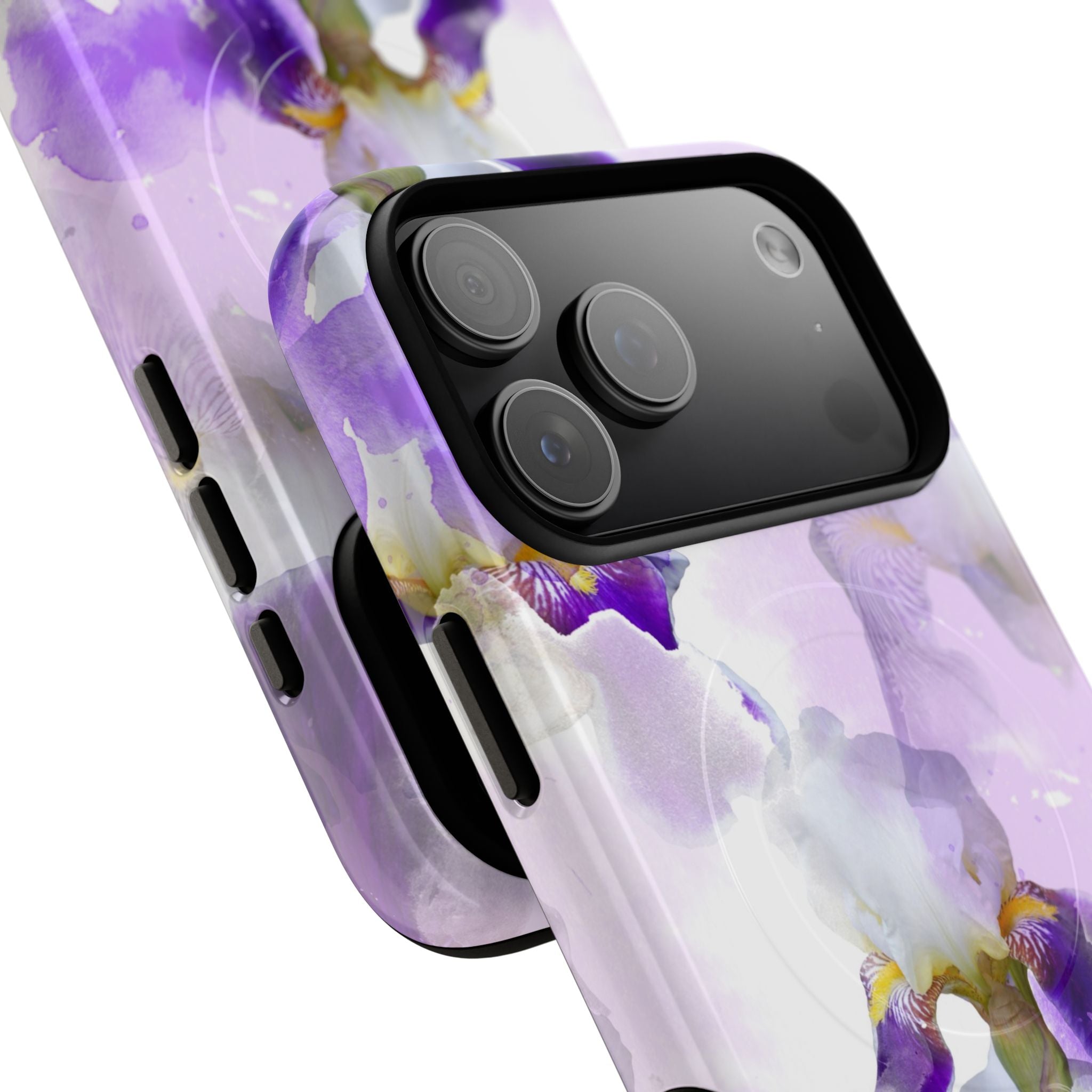 Lavender Watercolour Orchid Magnetic Tough Case