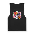 Floral Skull Tank Top