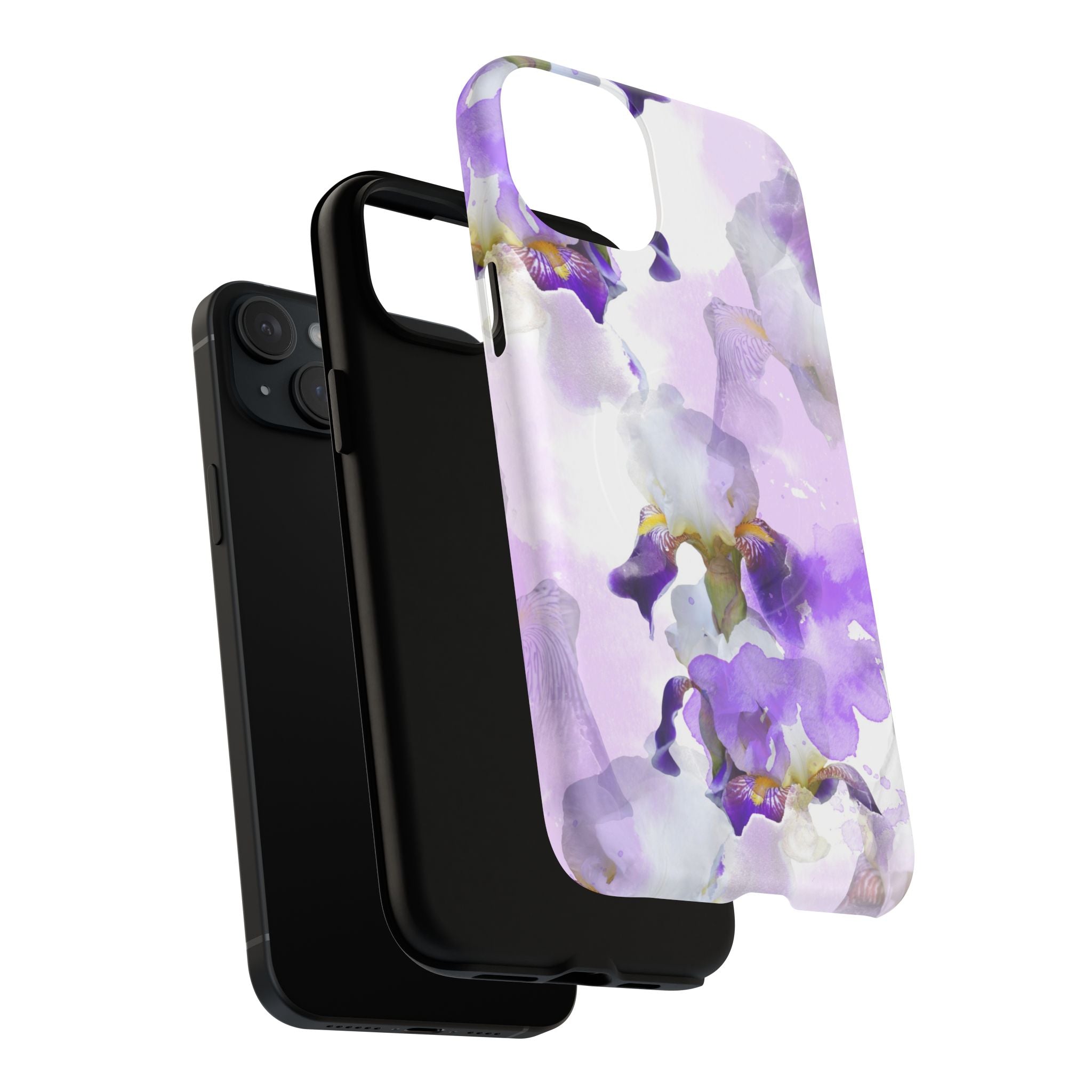 Lavender Watercolour Orchid Magnetic Tough Case