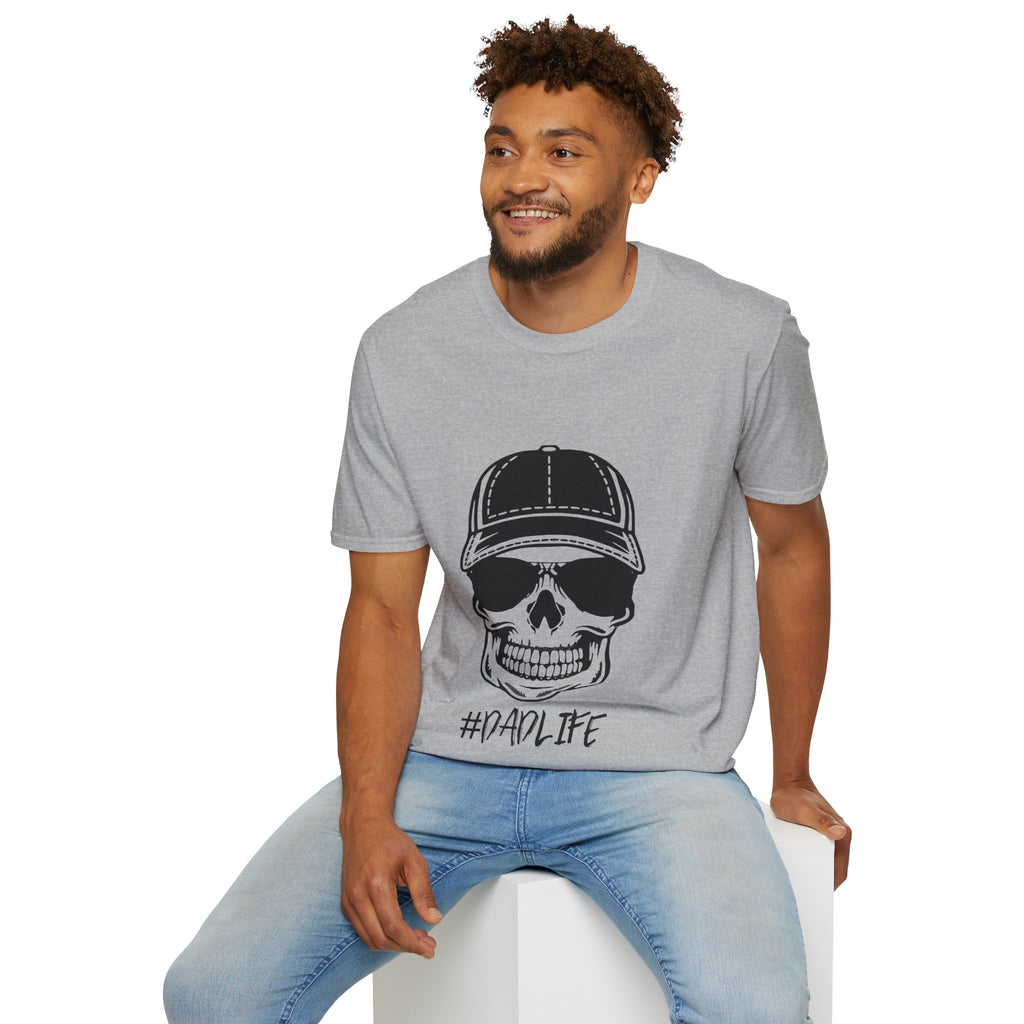 Dad Life Skull Graphic T-Shirt