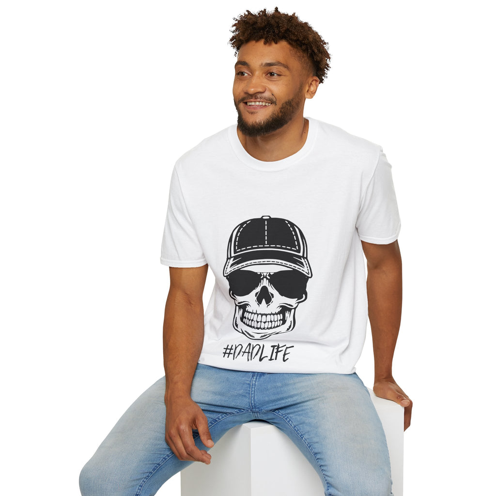 Dad Life Skull Graphic T-Shirt