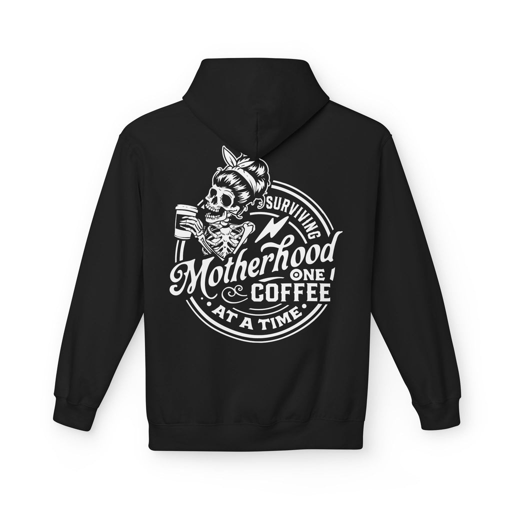 MotherSurviving Motherhood One Coffee at a Time Graphic Hoodie