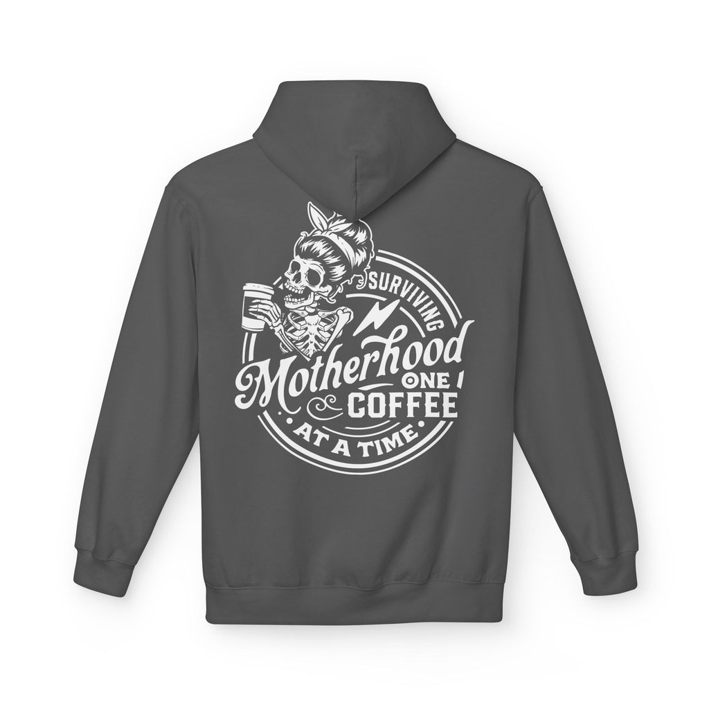 MotherSurviving Motherhood One Coffee at a Time Graphic Hoodie