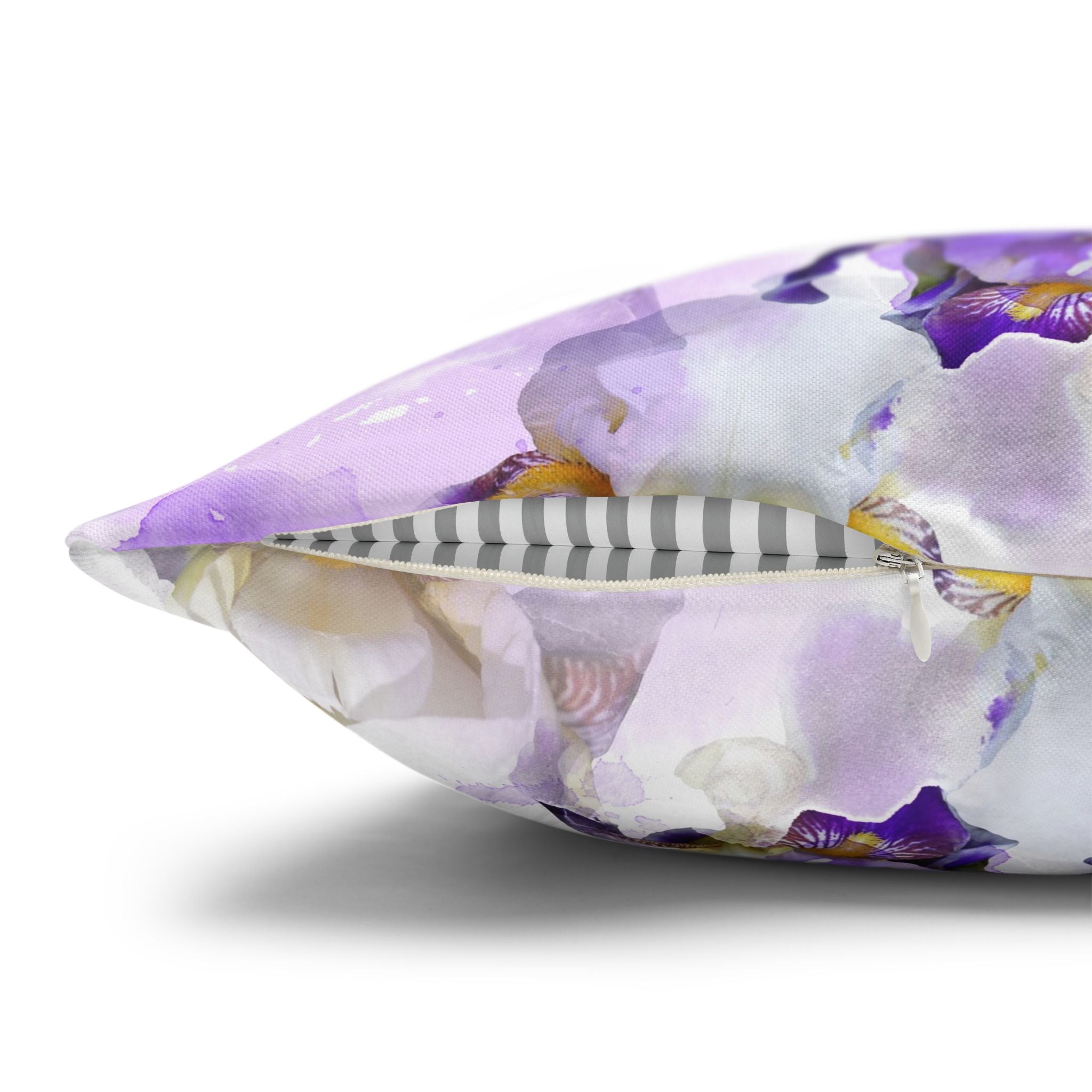 Lavender Watercolour Floral Pillowcase Cover