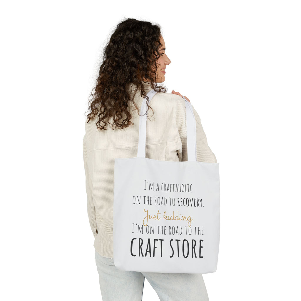 On the Road to the Craft Store Canvas Tote