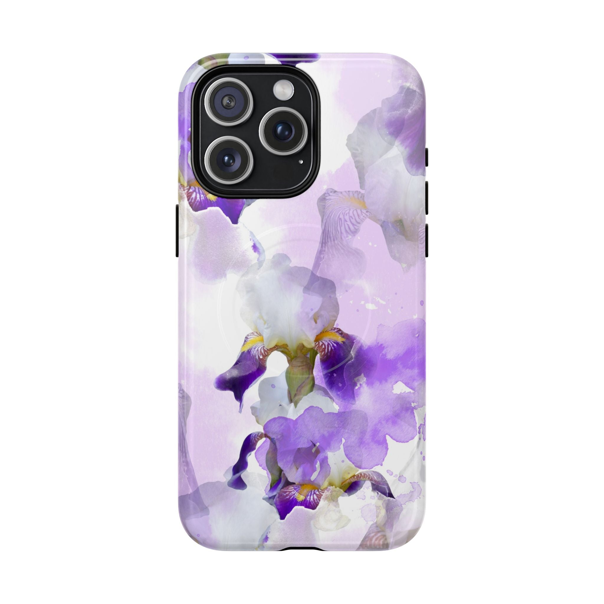 Lavender Watercolour Orchid Magnetic Tough Case