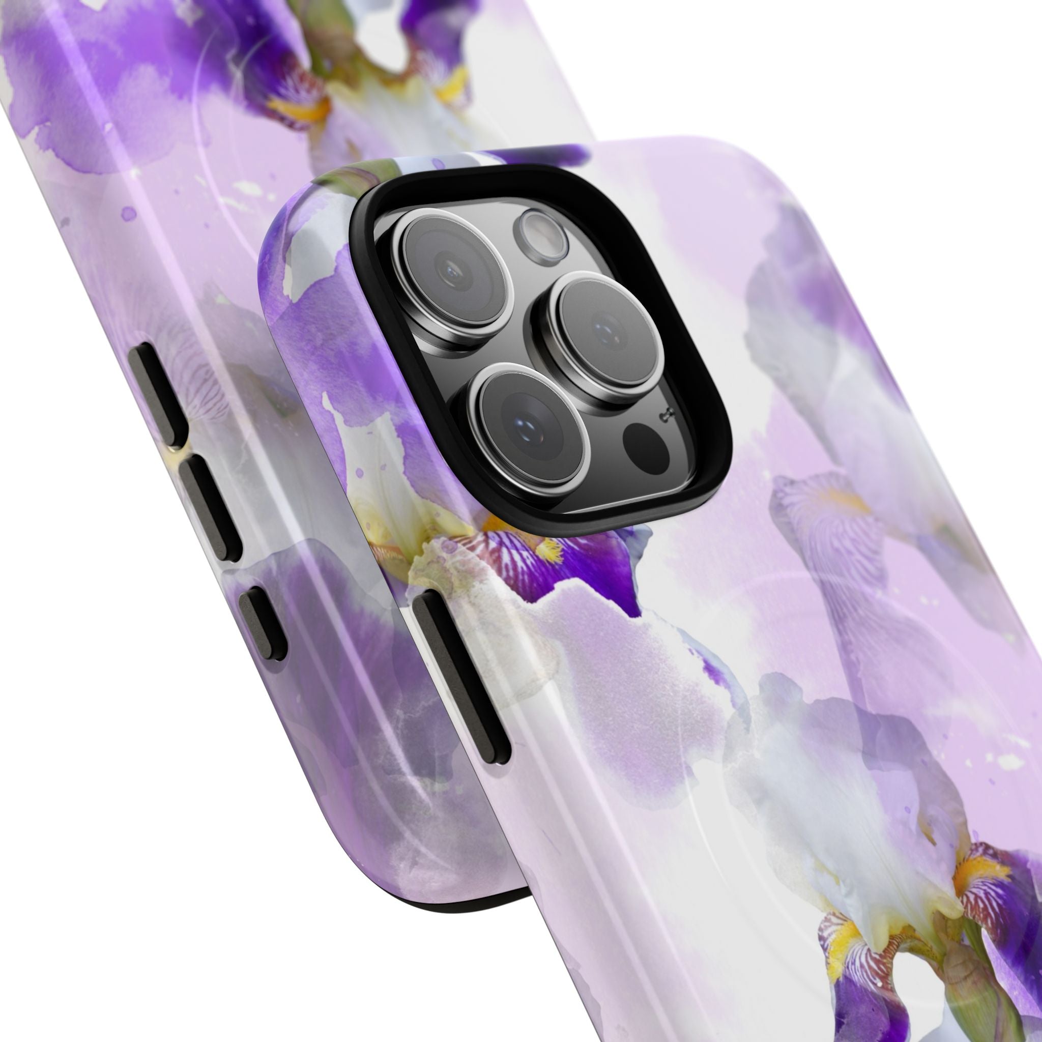 Lavender Watercolour Orchid Magnetic Tough Case