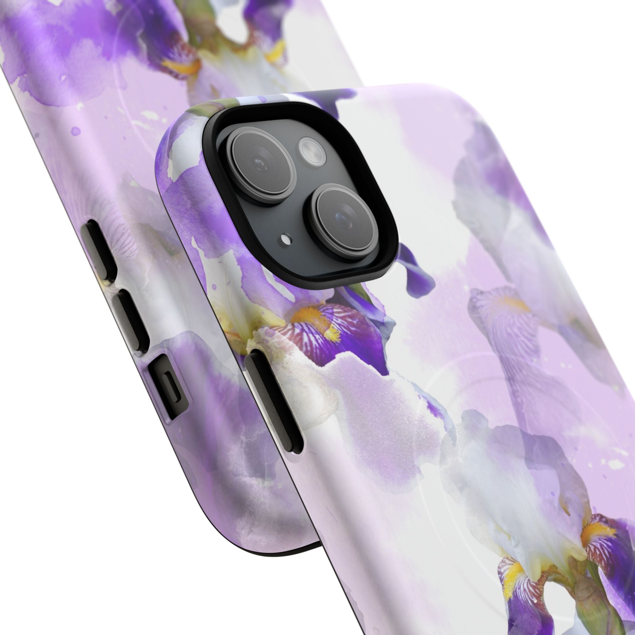 Lavender Watercolour Orchid Magnetic Tough Case