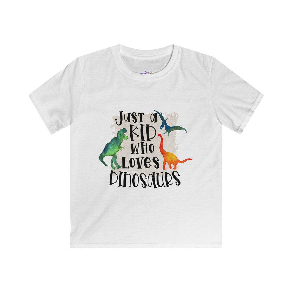 "Just a Kid Who Loves Dinosaurs" Graphic Tee