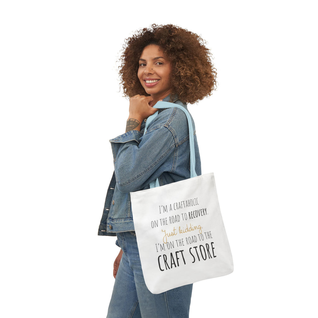 On the Road to the Craft Store Canvas Tote