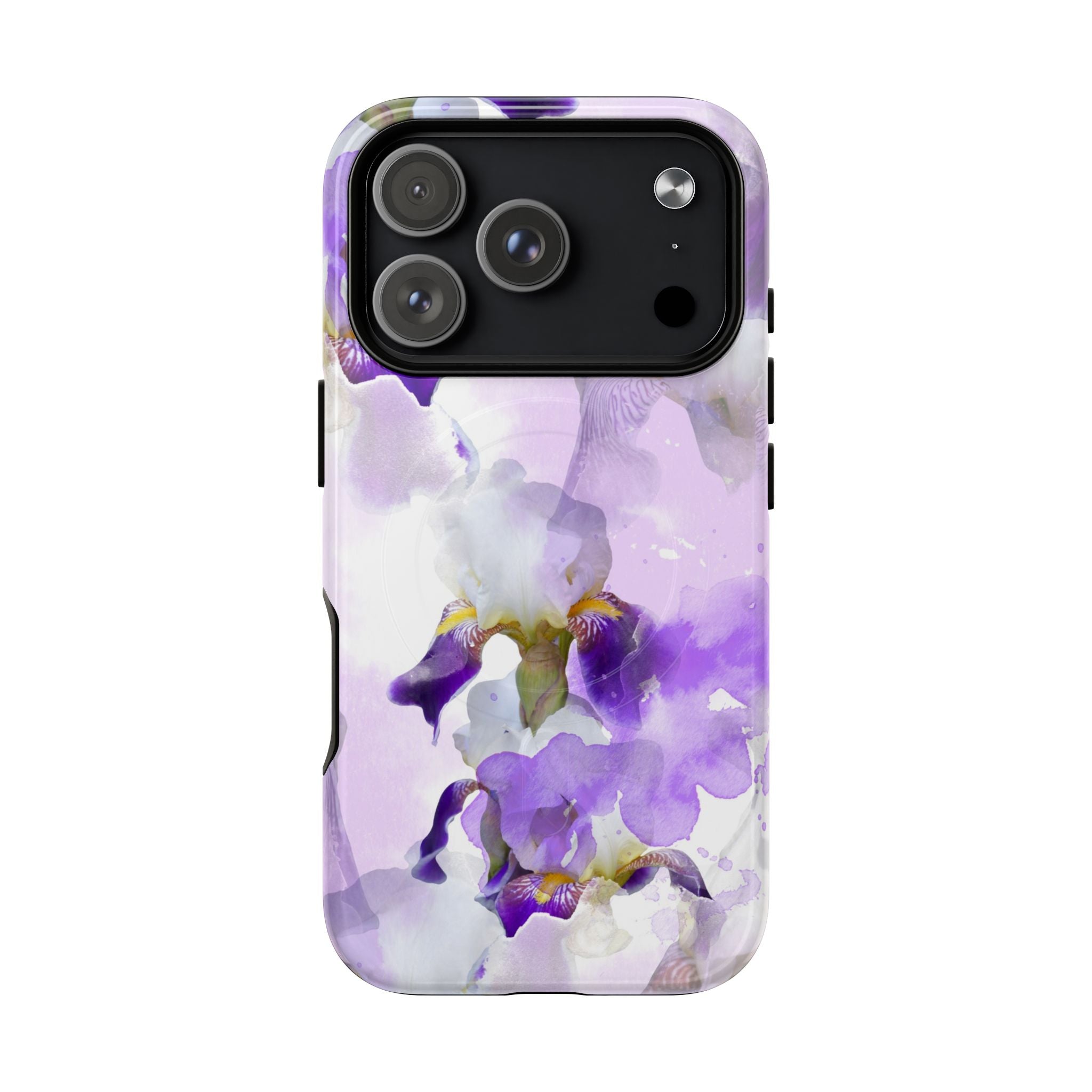 Lavender Watercolour Orchid Magnetic Tough Case